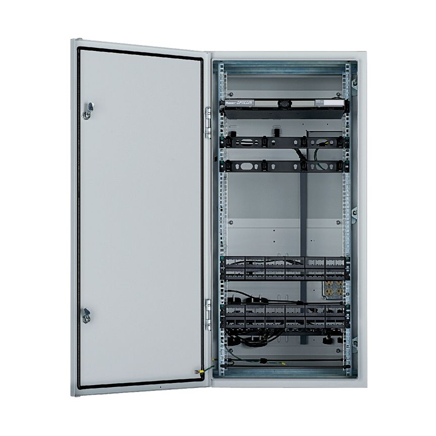 Panduit ZDF48-RA | Rack Cabinet - For LAN Switch - Gray