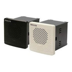 Patlite Corporation BD-24AE-J | 80Mm, 4-Channel Alarm with 32 Pre-Programmed Sounds, Dark Gray