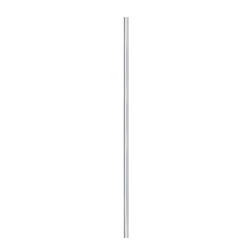 Patlite Corporation POLE22-1000AN | 22mm Dia, 1000mm Aluminum Pole, 2 Screws Included - No Threads, Silver