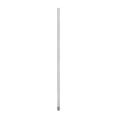 Patlite Corporation POLE22-1000AT | 22mm Dia, 1000mm Aluminum Pole, 2 Nuts, 2 Washers, 2 Screws Included - with Threads, Silver