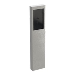 Pedestal Pro 124TOW-MVI-002-304 | 54" Pedestal, Stainless Steel Tower, MVI KeyCom LITE