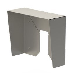 Pedestal Pro 1512HOO-BUT-001-304 | 15 x 12 Hood, Stainless Steel, Surface 11.6"