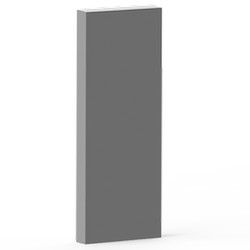 Pedestal Pro 204TOW-PRO-001-304 | 54" Pedestal, Tower, Stainless Steel, 4x20
