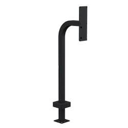 Pedestal Pro 22PE1-2NIP-03-CRS | 42" Pedestal, Steel, Gooseneck, 2N