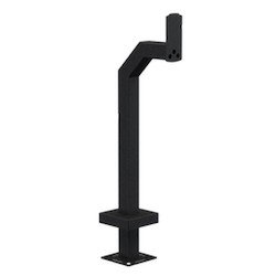 Pedestal Pro 33PE1-2NIP-02-CRS | 42" Steel Gooseneck Pedestal, 2N