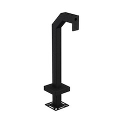 Pedestal Pro 33PE1-2NIP-04-CRS | 42" Steel Gooseneck Pedestal, 2N