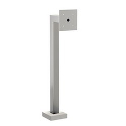 Pedestal Pro 33PE1-DOOR-03-304 | 45" Stainless Steel Pedestal, Brushed #4 Finish, DKH