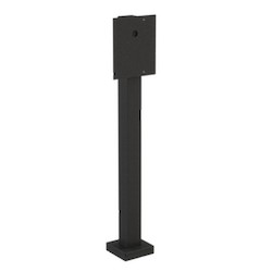 Pedestal Pro 44TOW-LIT-001-CRS | 58" Pedestal, Tower, Stainless Steel, 4x4