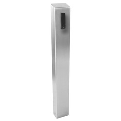 Pedestal Pro 64TOW-PDK-001-304 | 47" Stainless Steel Tower, Architectural (6" face)