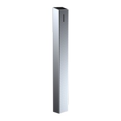 Pedestal Pro 64TOW-VIKI-03-304 | 47" Stainless Steel Tower Pedestal, 4" x 6"