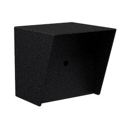 Pedestal Pro 66HOU-PAXT-06-CRS | Housing, Square, 6x6x6, Black