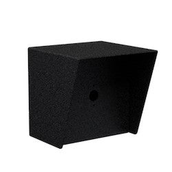 Pedestal Pro 66HOU-PAXT-09-CRS | 6" x 6" x 6" Square Black Housing