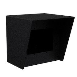 Pedestal Pro 66HOU-ZENI-01-CRS | 6" x 6" x 6" Square Black Housing