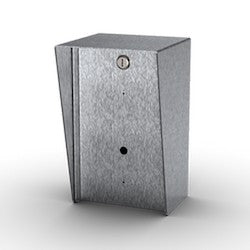 Pedestal Pro 68HOU-AWID-03-304 | 6" x 8" x 6" Portrait Stainless Steel Housing
