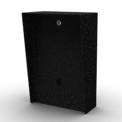 Pedestal Pro 68HOU-AWID-03-CRS | 6" x 8" x 6" Portrait Black Housing
