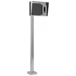 Pedestal Pro 72-3-12-SS | 72" Stainless Steel Pedestal, Architectural (Semi Truck)
