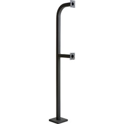 Pedestal Pro 72-9C-DSP | 72" Dual-Headed Gooseneck Pedestal, Semi Truck