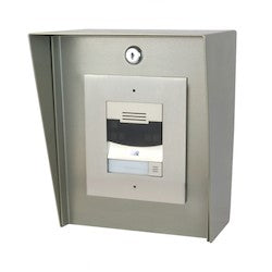 Pedestal Pro 810HOU-PRO-001-CRS-N | 8x10 Portrait Steel Housing, Nickel Finish