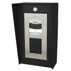 Pedestal Pro 814HOU-PRO-001-CRS-B | 8" x 14" Portrait Steel Housing