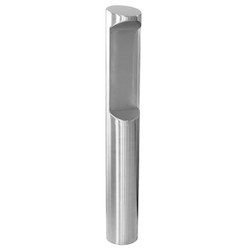 Pedestal Pro 8BOL-PRO-001-304 | 56" Stainless Steel Bollard, Architectural (8" Round)