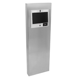Pedestal Pro MX-SS-12F | 54" Stainless Steel Tower, Flush Mount BMX 12"