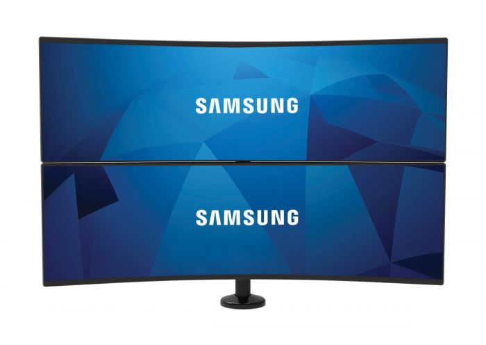 Peerless B-MIS38426 1x2 Bolted DeskTop Mt - For 43/49 Curved Samsungs