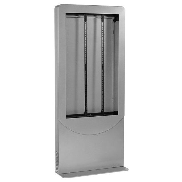Peerless-AV KIPC3555-S  | Portrait Kiosk, 75 Lb Load, Fits 55  Screen, Steel, Powder Coated, Silver