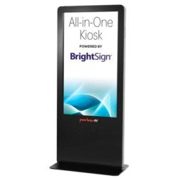 Peerless-AV KIPICT555 | Kiosk, All-in-one, 55  Diagonal, 2.0 Usb, 5000:1 Contrast Ratio, Brightauthor, Gloss Black