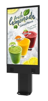 Peerless-AV KOF555-1 | Universal 55" Single-Display Outdoor Digital Menu Board