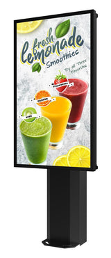 Peerless-AV KOF555-1 | Universal 55" Single-Display Outdoor Digital Menu Board