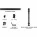 Peerless Industries Inc LEDUNVM-5X5 | Peerless-AV® SEAMLESS Connect, Universal dvLED Mounting System for 43" Displays up to 960mm Wide in a 5x5