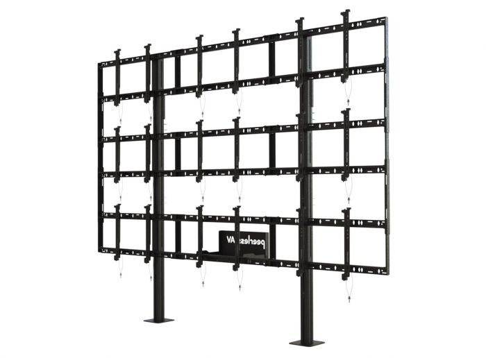 Peerless DS-S555-3X3 | SmartMount Modular Video Wall Pedestal Mount 3x3 Configuration for 46" to 55" Displays