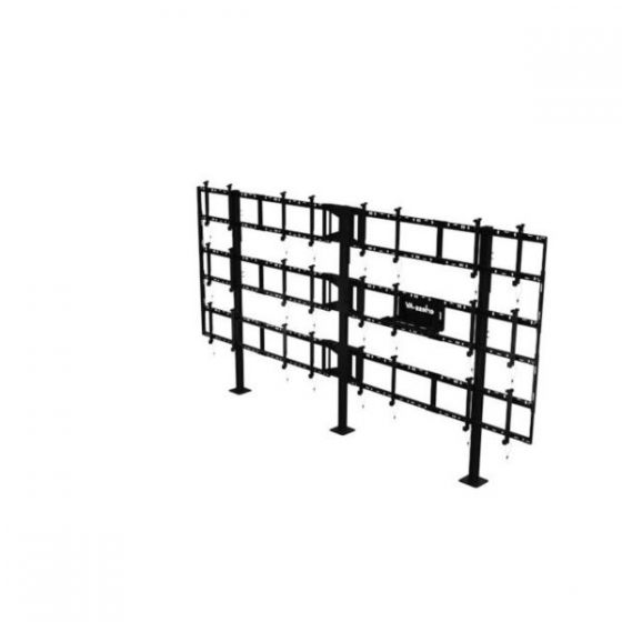 Peerless DS-S555-4X3 | SmartMount Modular Video Wall Pedestal Mount 4x3 Configuration for 46" to 55" Displays