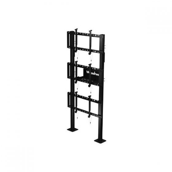 Peerless DS-S560-1X3 | SmartMount Modular Video Wall Pedestal Mount 1x3 Configuration for 46" to 60" Displays