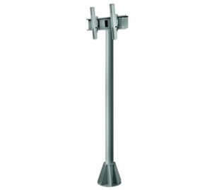 Peerless EPMU-05-S | Wind Rated Pedestal Tilt Mount, 5' Pole Length, Stone Gray