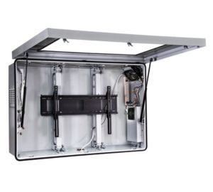 Peerless FPE47F-S | Indoor/Outdoor Protective Enclosure with Cooling Fans for 46" to 47" TV's
