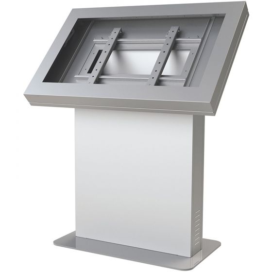 Peerless KIL546-S | Landscape Kiosk Enclosure for 46" Displays, Silver