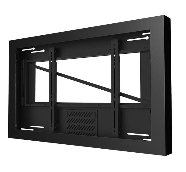 Peerless KIL640-35D | On-Wall Landscape Kiosk for 40" Displays up to 3.5" Deep, Black