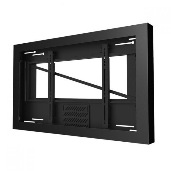 Peerless KIL647-35D | On-Wall Landscape Kiosk for 47" Displays up to 3.5" Deep, Black