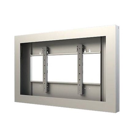 Peerless KIL647-S | On-Wall Kiosk Landscape Enclosure for 47" Displays, Silver