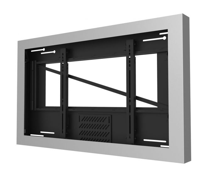 Peerless KIL649-S | 49" On-Wall Kiosk Landscape Enclosure, Silver