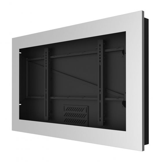 Peerless KIL747-S | Landscape In-Wall Kiosk Enclosure for 47" Displays, Silver