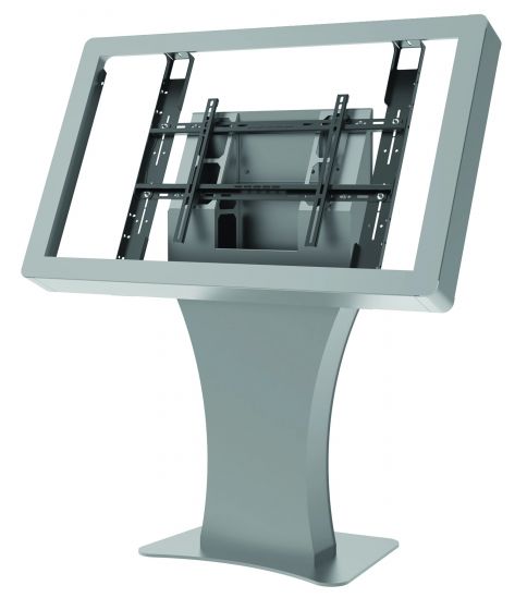Peerless KILH549-S | Landscape Kiosk Enclosure for 49" Displays up to 3.5" Deep, Silver
