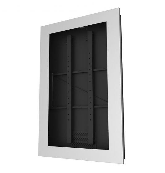 Peerless KIP740-S | 40" Portrait In-Wall Kiosk Enclosure, Silver