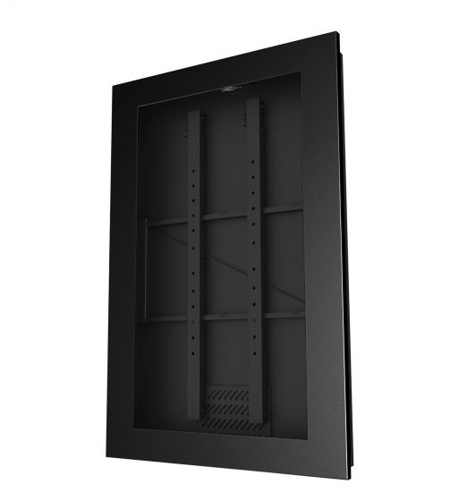 Peerless KIP740 | 40" Portrait In-Wall Kiosk Enclosure, Black