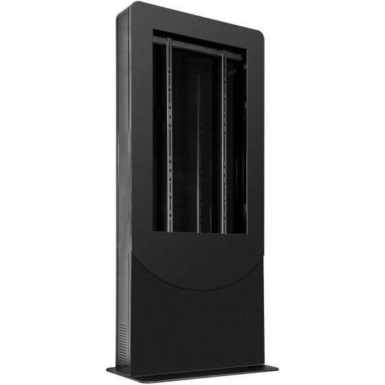 Peerless KIPC2540B | Back-to-Back Portrait Kiosk for Two 40" Displays up to 1.81" Deep, Black