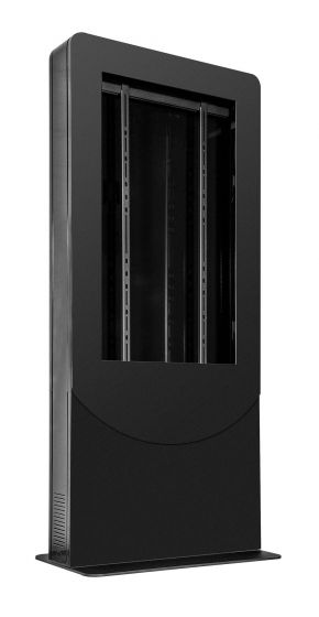 Peerless KIPC2543 | Portrait Kiosk for 43" Displays, Black