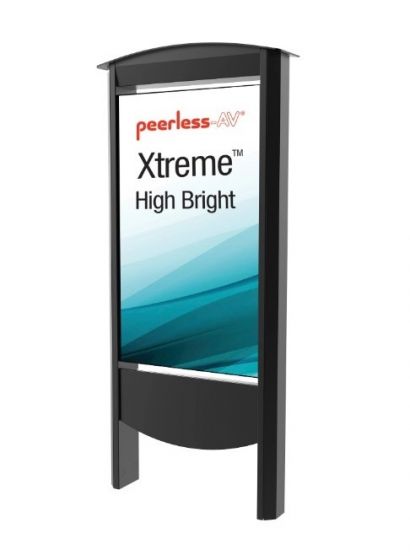 Peerless KOP2555-XHB | 55" Smart City Kiosk, Includes XtremeTM High Bright Outdoor Display
