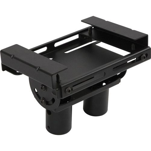 Peerless MOD-CPI2 | Modular Dual Pole I-Beam Ceiling Plate, Black