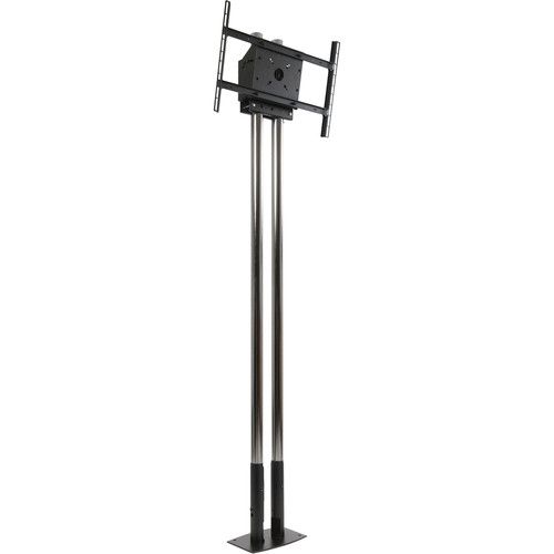 Peerless MODFPP2KIT200B | Modular Series Dual Pole Free Standing Kit, Black